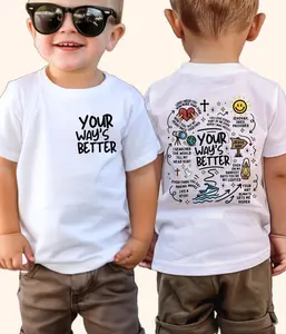 [Unisex T-Shirt] Your Way’s Better Christian Kids T-Shirt, Cute Bible Verse Graphic Tee for Boys Girls, Faith Based Jesus Shirt, Inspirational Scripture Design, Toddler Youth Religious Tee, Christian Gift, Everyday Casual Outfit for Kids
