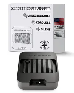 Mechanical Mouse Pad Jiggler, Undetectable Device - No USB No Software Required, Keeps Mouse Moving and Computer Awake - Cordless and Wireless Mouse Mover