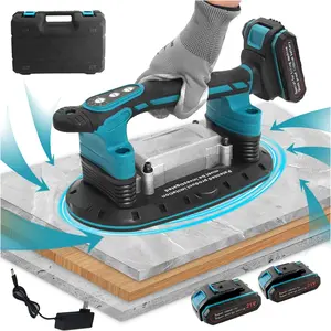 Tile Vibration Tool, 11 Tile Suction Cup Tool, Tile Installation Leveling Machine, Tile Tools for Installation, 880Lb Large Suction  Grip, 6 Speed, Max Speed 28000r/Min, 212500mAh