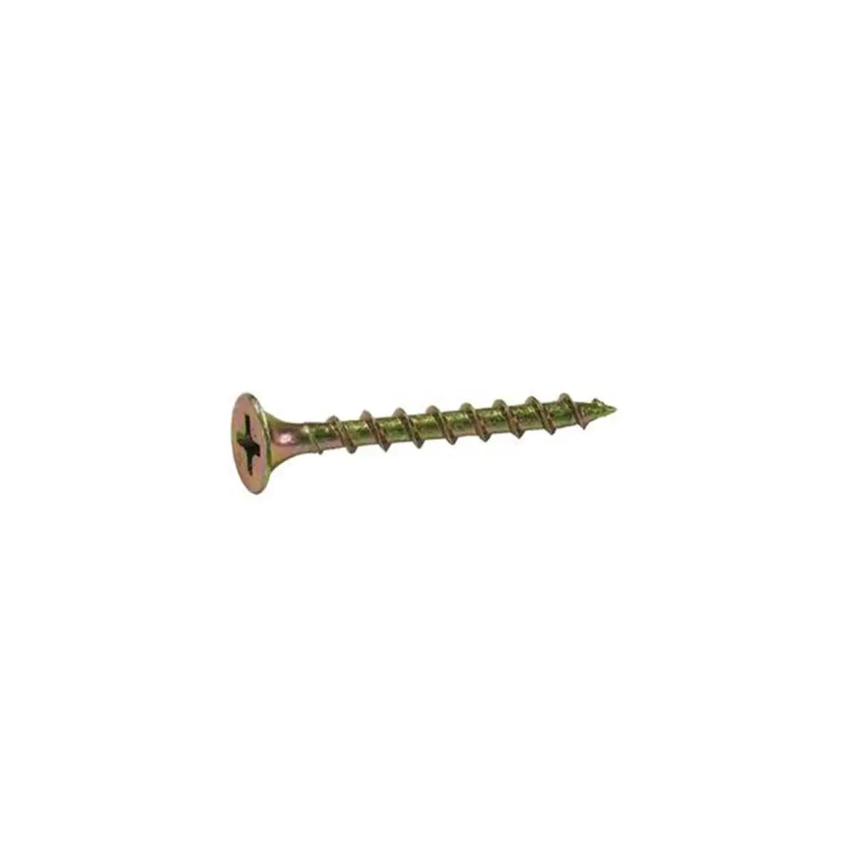 212 MAIN Steel Wood Screws, No.6 x 1.25 in. Coarse Thread Zinc-Coated, 25 lbs Bulk Pack for Indoor Jobs