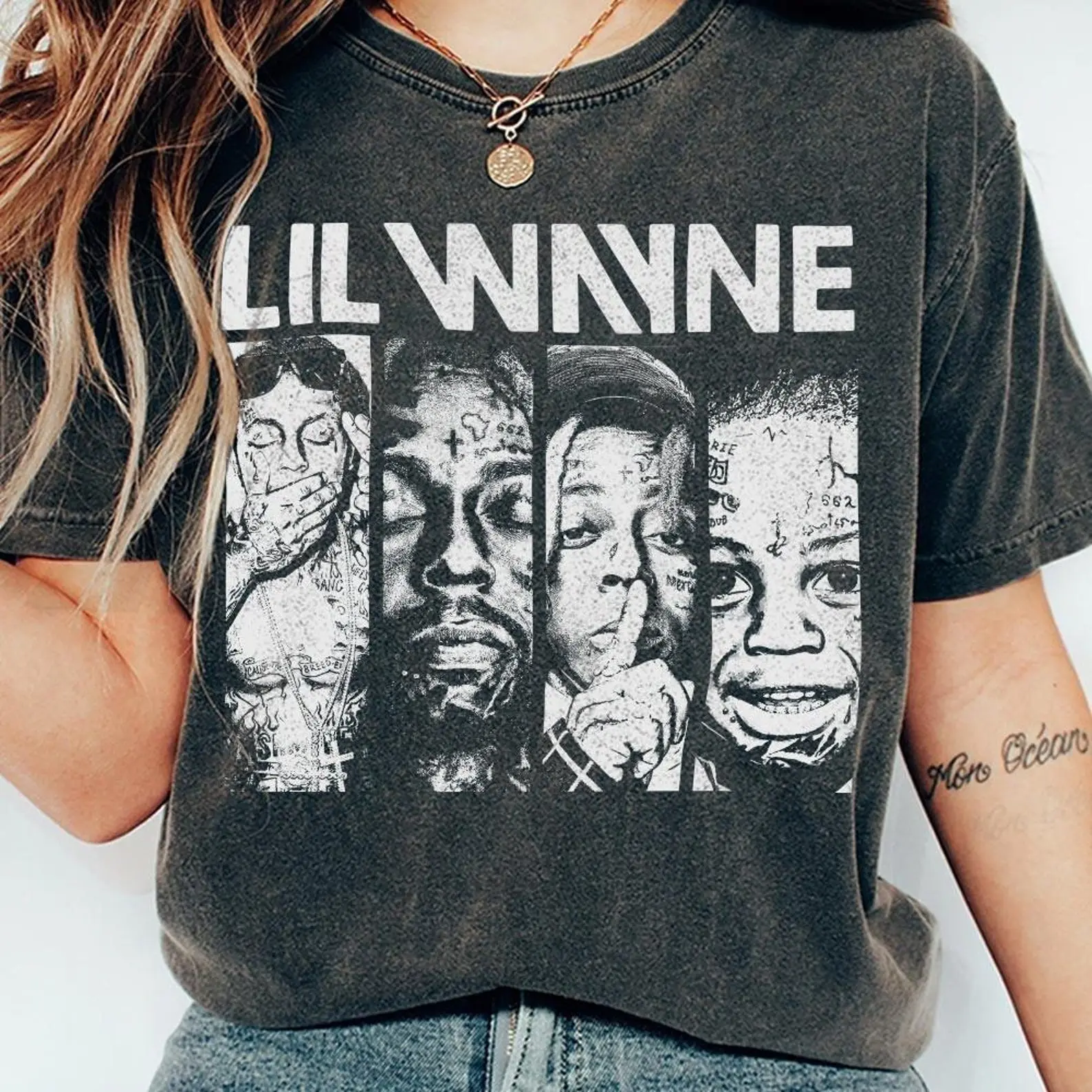 Retro 90s Hip Hop Legend Rap Concert Tour Graphic Tee, Vintage Music Icon Heavyweight Oversized T-Shirt