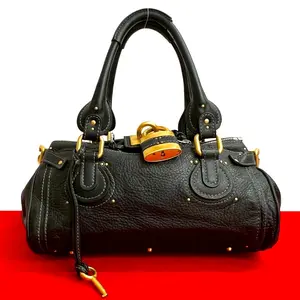 Pre-owned Chloé Calfskin Shoulder Bags Chloe Paddington Leather Handbag