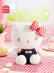 MINISO HK Plush Doll – Adorable Stuffed Animal Toy, Soft & Cuddly Cartoon Figure, Perfect Festival & Birthday Gift for Kids, Girls, Anime Fans & Collectors, Premium Polyester Fabric, Cute Sitting Design, Ideal Companion for Home, Bedroom