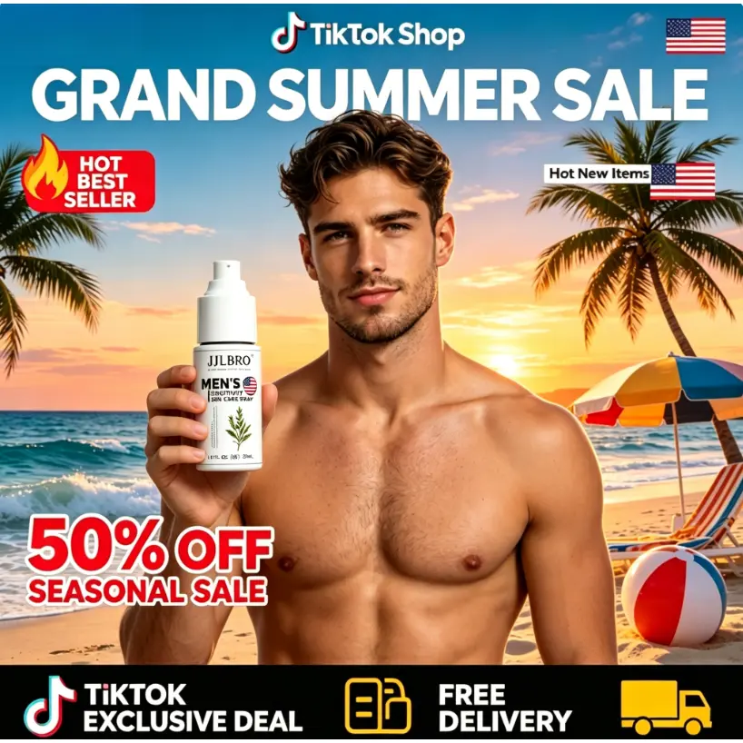 [Summer Activities] Men’s Beard Refresh Spray – Hydrating Grooming Mist for Daily Beard Care & Fresh Feeling