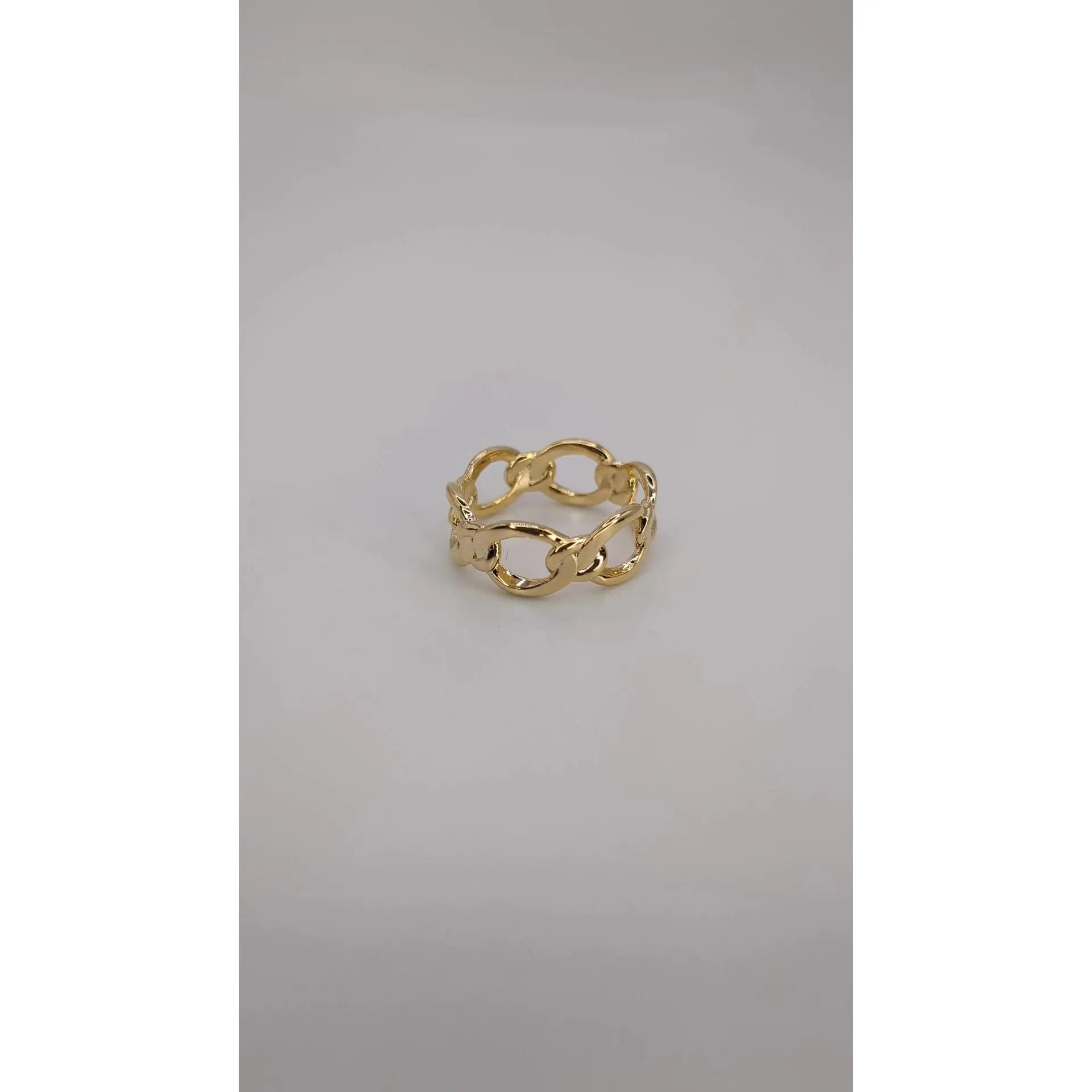 Chain Link Gold Ring