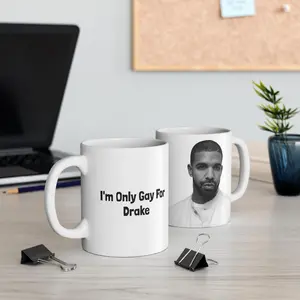 [Sale up to 30%] + [FREE SHIP] Funny Drake Rapper Mug - Hip-Hop Fan Humor & Music Lover Gift