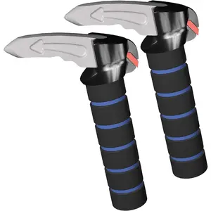 2 Packs 3 in 1  Assist,  & Handicapped Support Handle with Window Breaker & Seatbelt