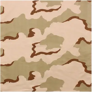 Tri-Color Desert Camouflage - Military Jumbo Bandana 27 in. x 27 in.