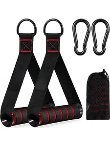 Exercise Handle, Replacement Fitness Equipment for Pilates, Yoga, Strength Trainer, Pull Down Home Gym Red, Grey, Blue Working Out Handle