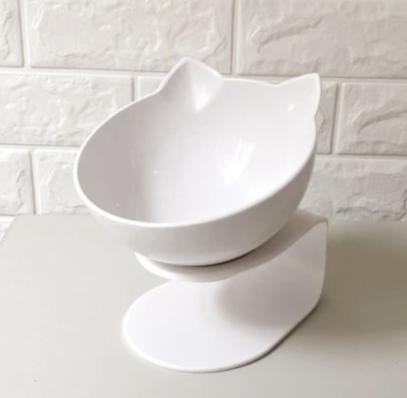 Cat Double Bowl Cat Food Bowl Protects Cervical Vertebra
