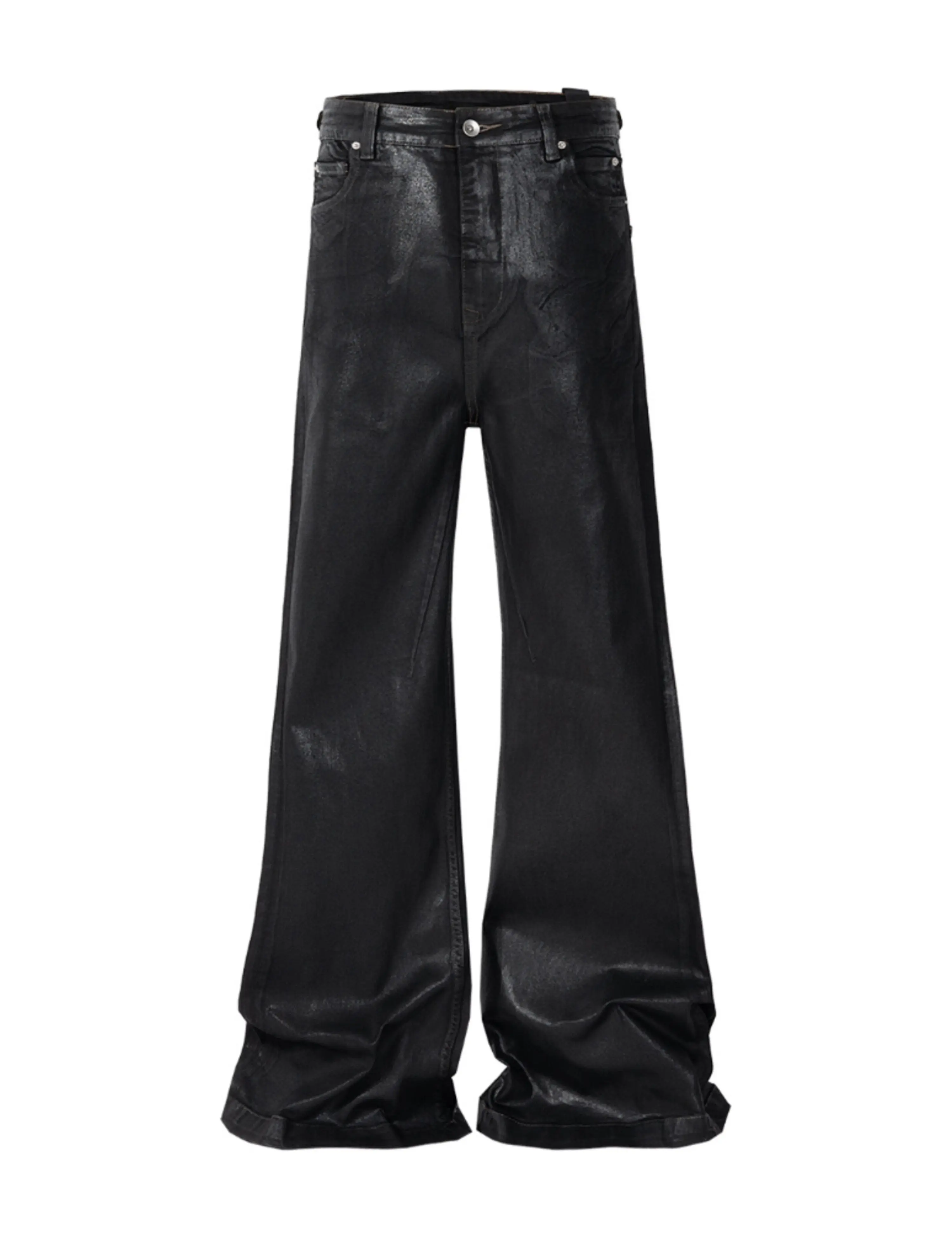 WIDEBOY WAXED FLARE DENIM