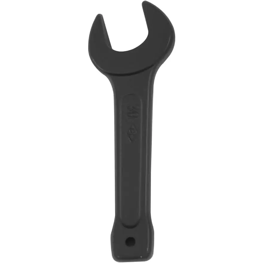 30mm Open End Striking Wrench, Single Open Ended Spanner Wrench, Thicken Carbon Steel Open End Wrench Tool for Automotive Repair and Furniture Assembly