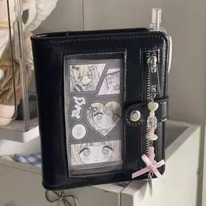 Japanese Style Simple A7 Leather Binder, High-End Student Portable Notebook Cover, Perfect Gift for Friends