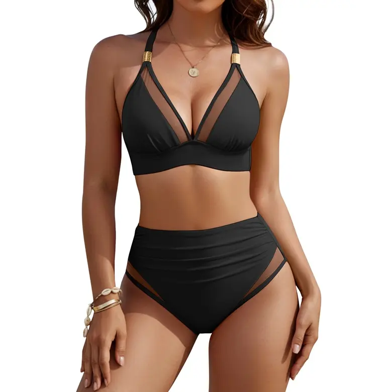 Blooming Jelly Womens High Waisted Bikini Tummy Control Modest Bathing Suit Slimming Two Piece 2026 Swimsuit #SwimWeek #Summervibes