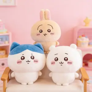 Chiikawa Usachi & Hachi Plush Toy 20/30CM – Cute Cartoon Self‑Deprecating Bear Stuffed Pillow, Lovely Gift for Kids