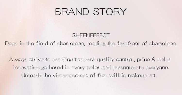 SHEENEFFECT Multichrome Eyeshadow Color-Shifting Gradient Trichrome Sheen Magical Radiant Makeup Cosmetic
