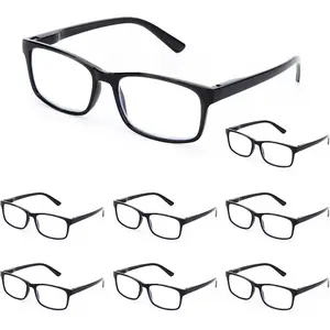 Reading Glasses,8 Pack Reading Glasses Blue Light Blocking for Men Women,Anti /Dryness/UV Lightweight Readers