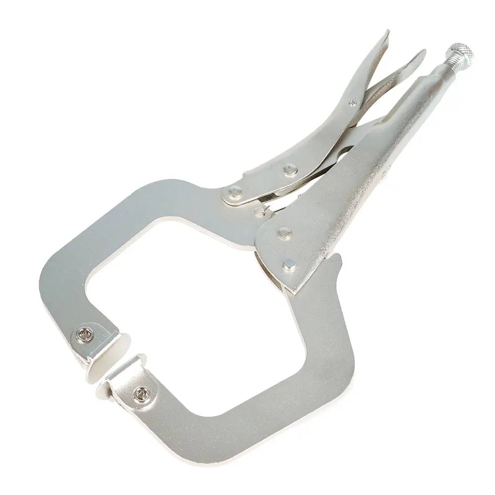 findmall Heavy Duty C-Clamps (6 in, 11 in) with Swivel Pads, Hardware Tools for Shop, Home DIY Woodworking, Father's Day Gift