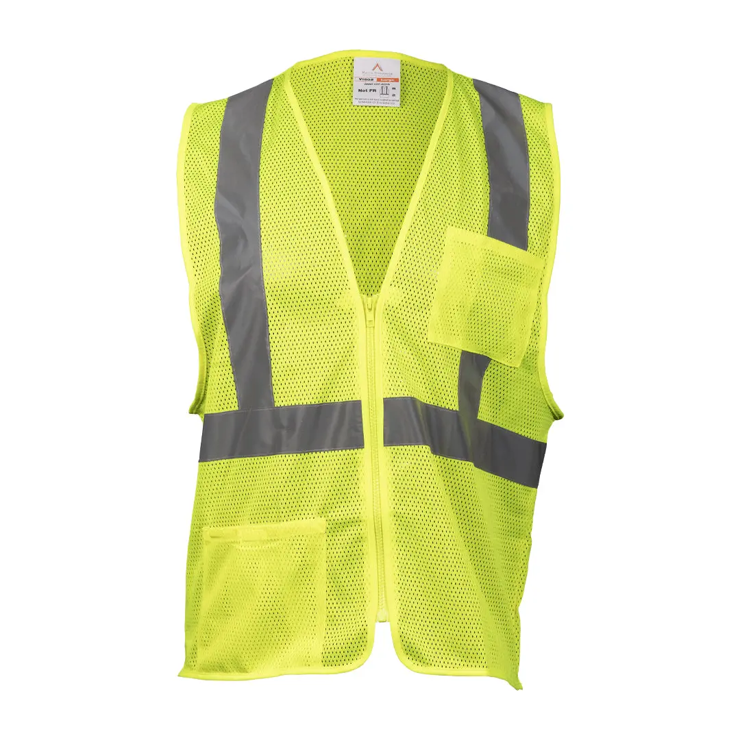 High Visibility Yellow Field Vest Custom