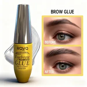 Brow Shaping Gel with Brush, Transparent Brow Setting Cream, Long-Lasting 12 Hours, Waterproof Sweatproof, Natural Fluffy Brows, Perfect Gift, Eyebrow Products