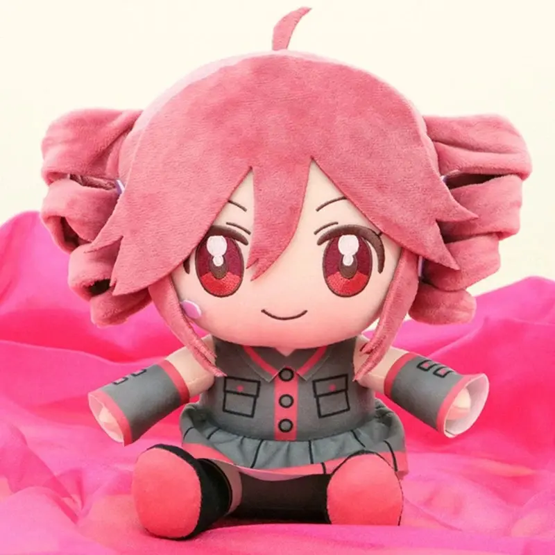 100% Brand New Red-Haired Cute Cartoon Style Stuffed Toy - 1pc Fluffy Look Adorable Design Doll, 25cm Softness Anime Plush Mascot, Birthday Gift for Anime Fans