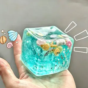 Ocean Theme Stress Relief Gift, Includes Shell and Star, Realistic Squeezeable Durable Toy, Perfect for Birthday Parties, Squishies
