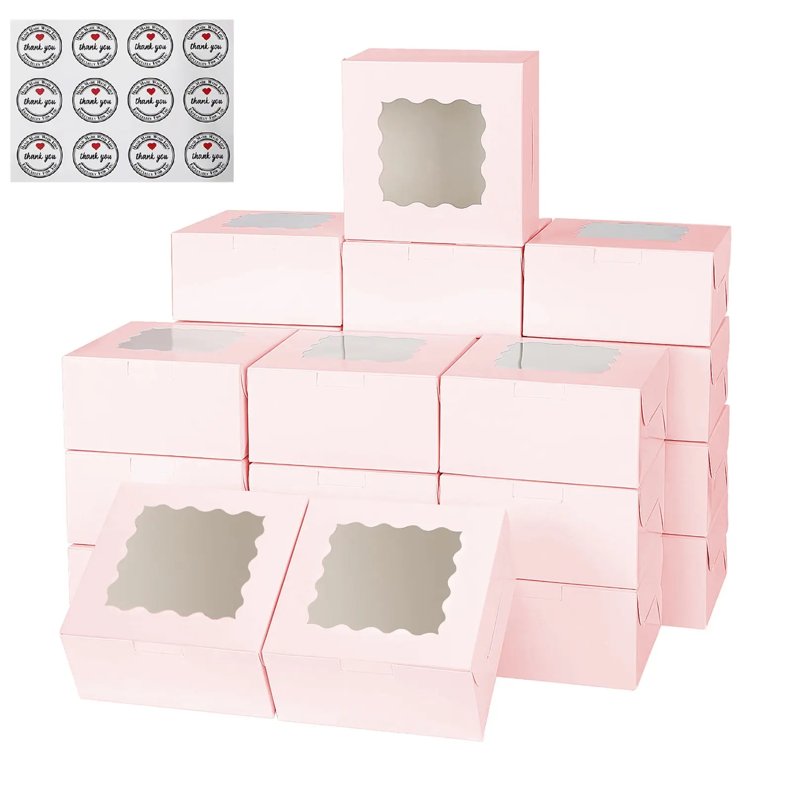 24set/48set Windows Box, Gift Box Packaging, Auto Pop-Up Design, Ideal for Cookies & Pastries, Non-Lead Crystal Glass Material, Perfect Gift Set, Beautiful Gift Box, Gift Boxed