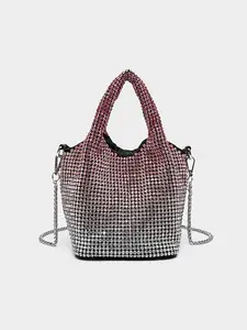 💎 Gradient Rhinestone Barrel Bag | Wedding & Gala Must-Have! Bling Handbag