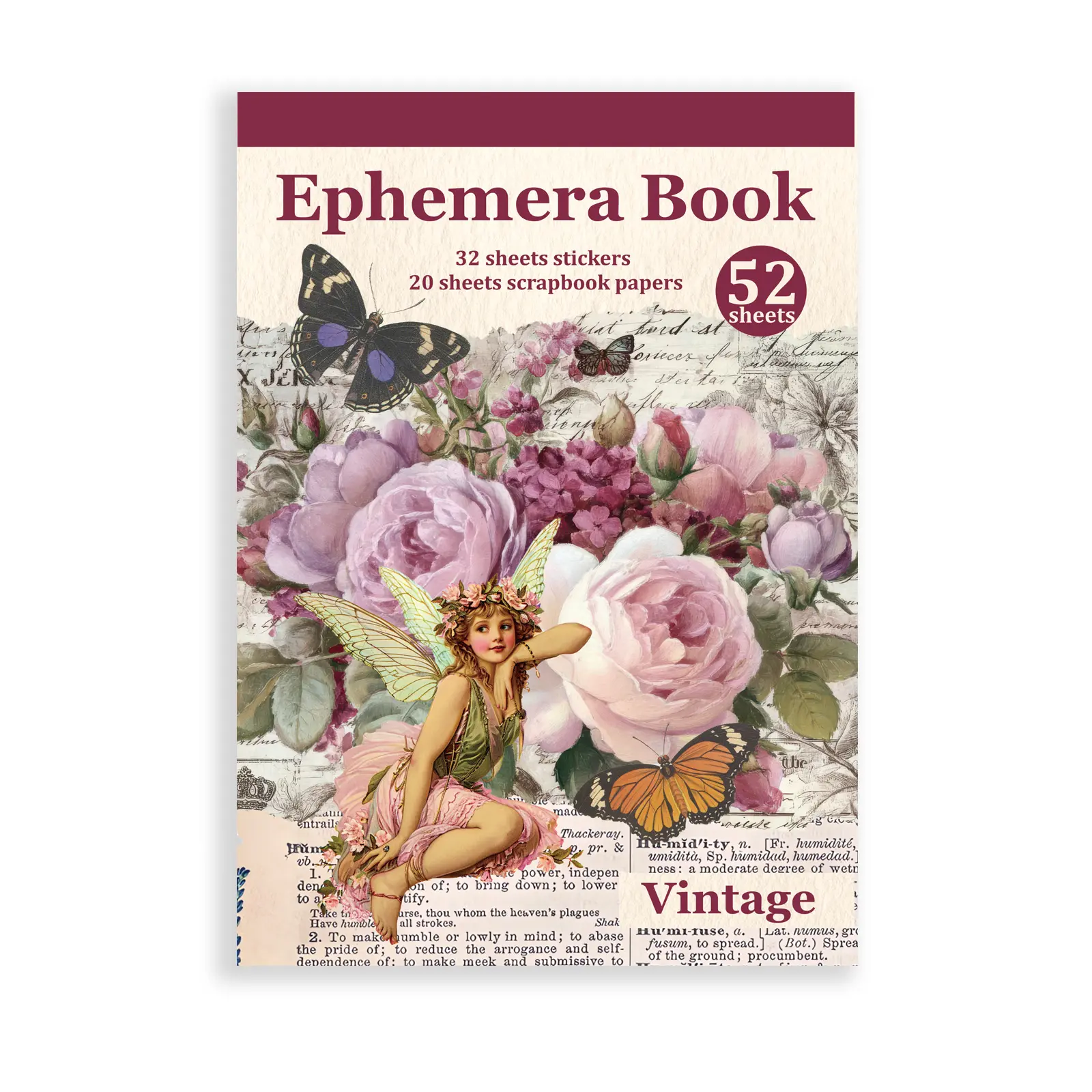 PRSTINCOL Vintage Bible Sticker Book - 52 Sheets, 496 Pcs Christian Ephemera, Waterproof Stickers for Journaling, Scrapbooking Faith Crafts, Vintage Stickers