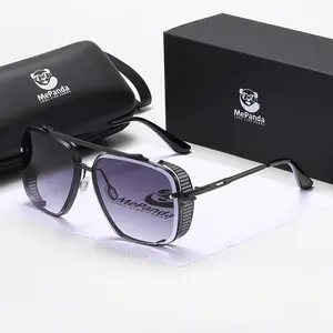 MePanda Unisex Trendy Square High-End Retro Trendy Beach Volleyball Sunglasses UV400