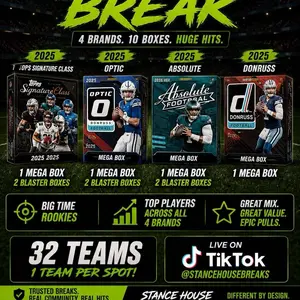 ️ STANCE HOUSE BREAK #6 | 10 BOX FOOTBALL WAR | DONRUSS • OPTIC • ABSOLUTE • SIGNATURE PYT 8:30PM EASTERN