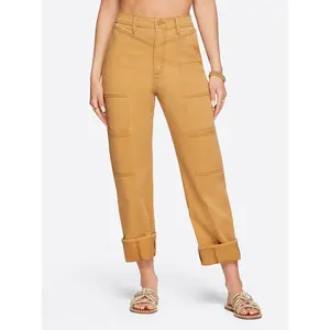 Straight Cargo Ankle in Bone Brown