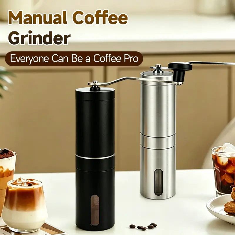Manual Coffee Grinder, Hand-Crank Operation, Suitable for  Coffee Preparation, Kitchenware Tool