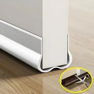Adjustable Door Draft Stopper, Waterproof Sealing Strip, Noise Reducing Door Bottom Guard, Soft Door Bottom Sealing Baffle for Soundproofing