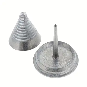 Silver lawnmower blade balancer, precision metal blade balancing tool, suitable for lawnmowers, balances blades after sharpening, suitable for all lawnmower blades | (2-pack)