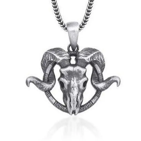 Goat Skull Necklace