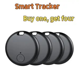 4 Pack - Portable Wireless Key Finder, Short-Range Bluetooth Tracker Device - Waterproof Item Locator for Keys, Phone Monitoring Accessory