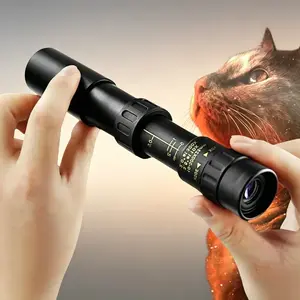 Portable 10-300x40mm Zoom Telescopes for Adults, Compact & Retractable Outdoor Telescope for Camping, Hiking, Hunting, and Wildlife Observation Travel Accessory High Power Binoculars