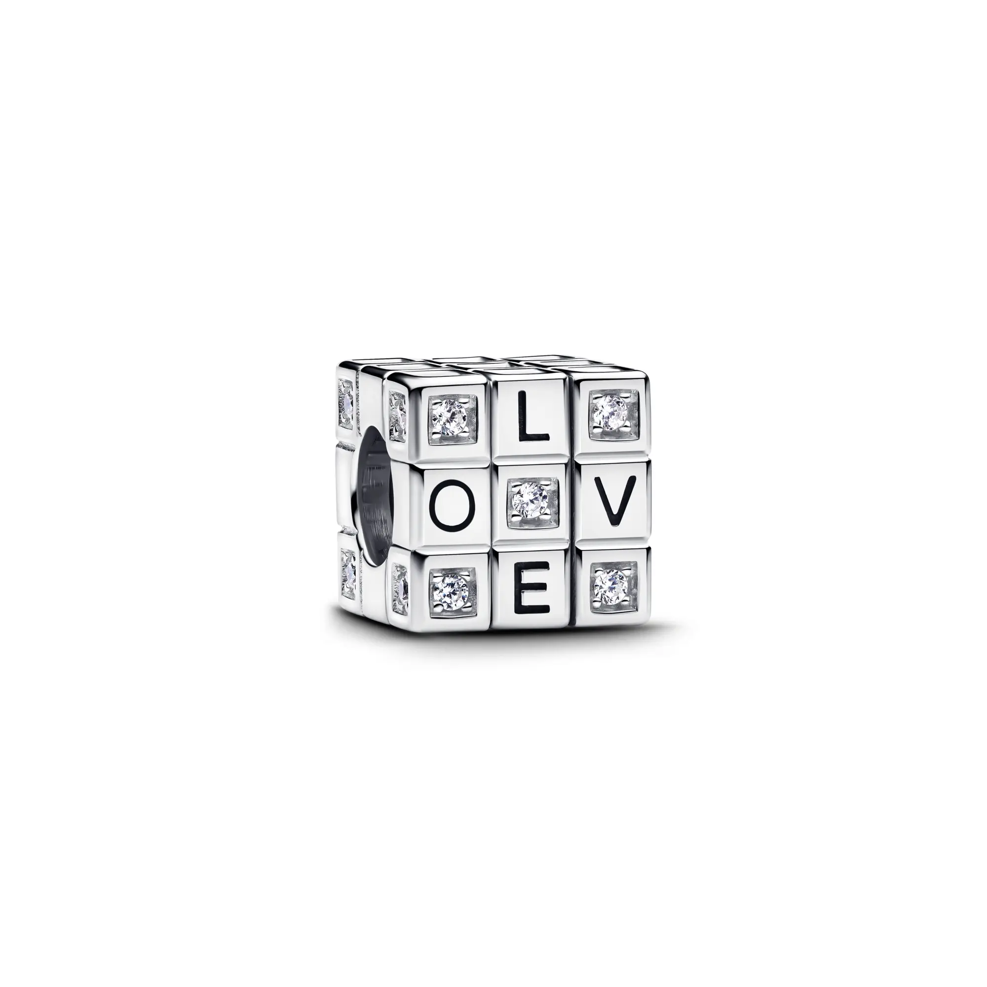 Pandora Moveable Toy Cube Charm Sterling silver 793672C01
