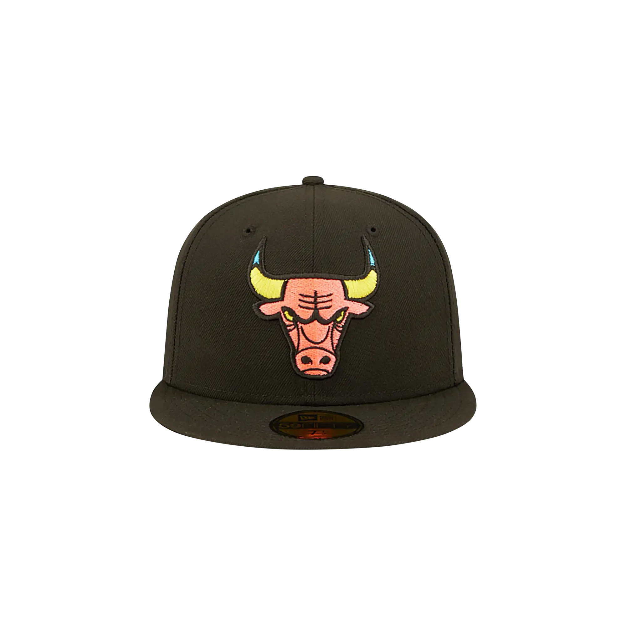 59FIFTY Chicago Bulls Pink Glow Fitted Hat "Walnut / Pink - Brim" NE1058