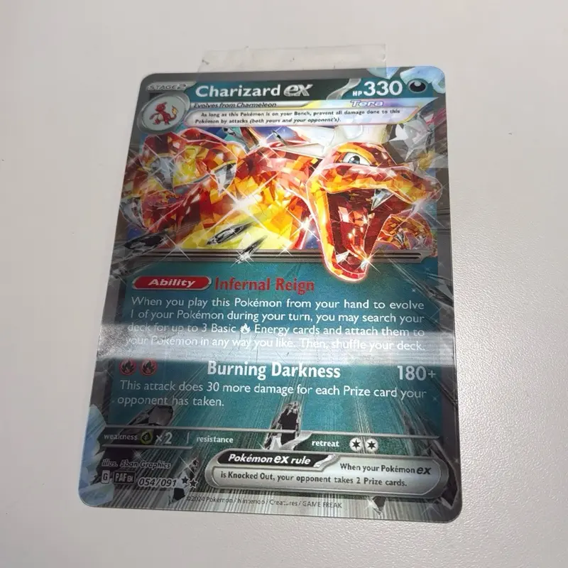 Pokemon Charizard EX Card - 330 HP, Infernal Reign Ability, Burning ...