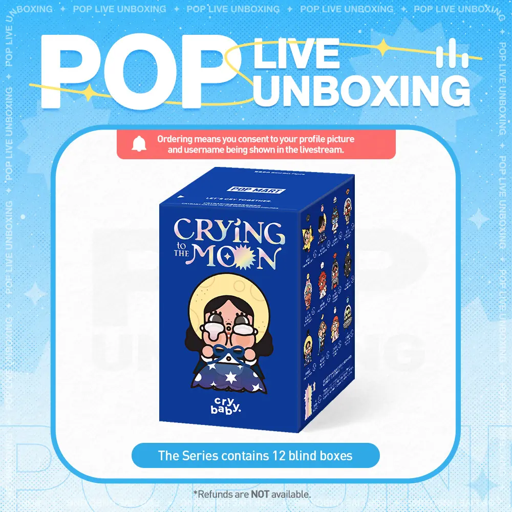 [POP NOW]CRYBABY CRYING TO THE MOON-SERIES FIGURES POP MART