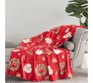 Berkshire Oversized Holiday Throw with Plush Gift Bag