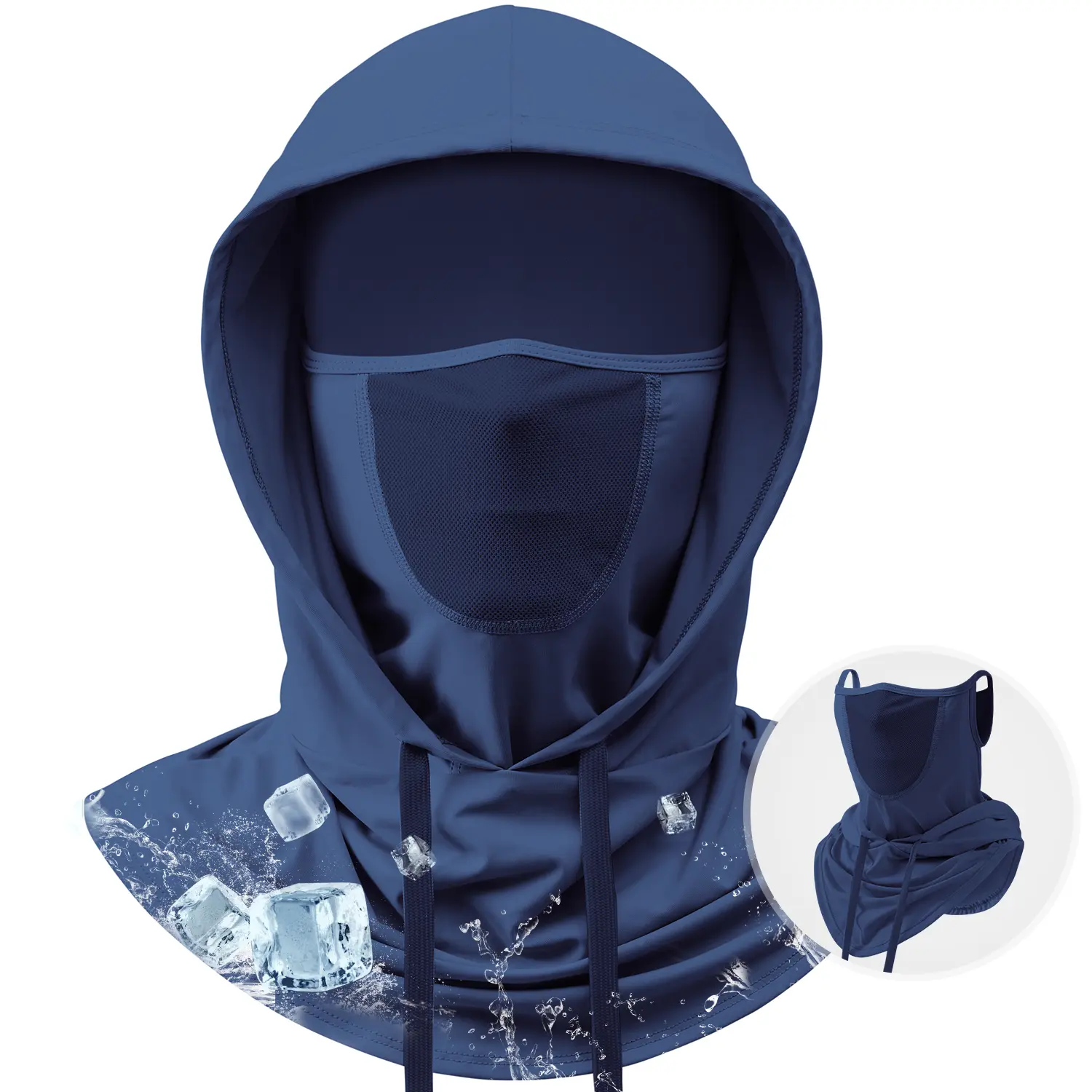 Venswell Beat the Heat!  3-in-1 Cooling Breathable Sun Mask - Ultra-lightweight Fabric for Motorcycle & Outdoor Protection Full Face Sun & Dust Protection Mask, Perfect for Hiking & Climbing Protective Mask Windproof Face Cover