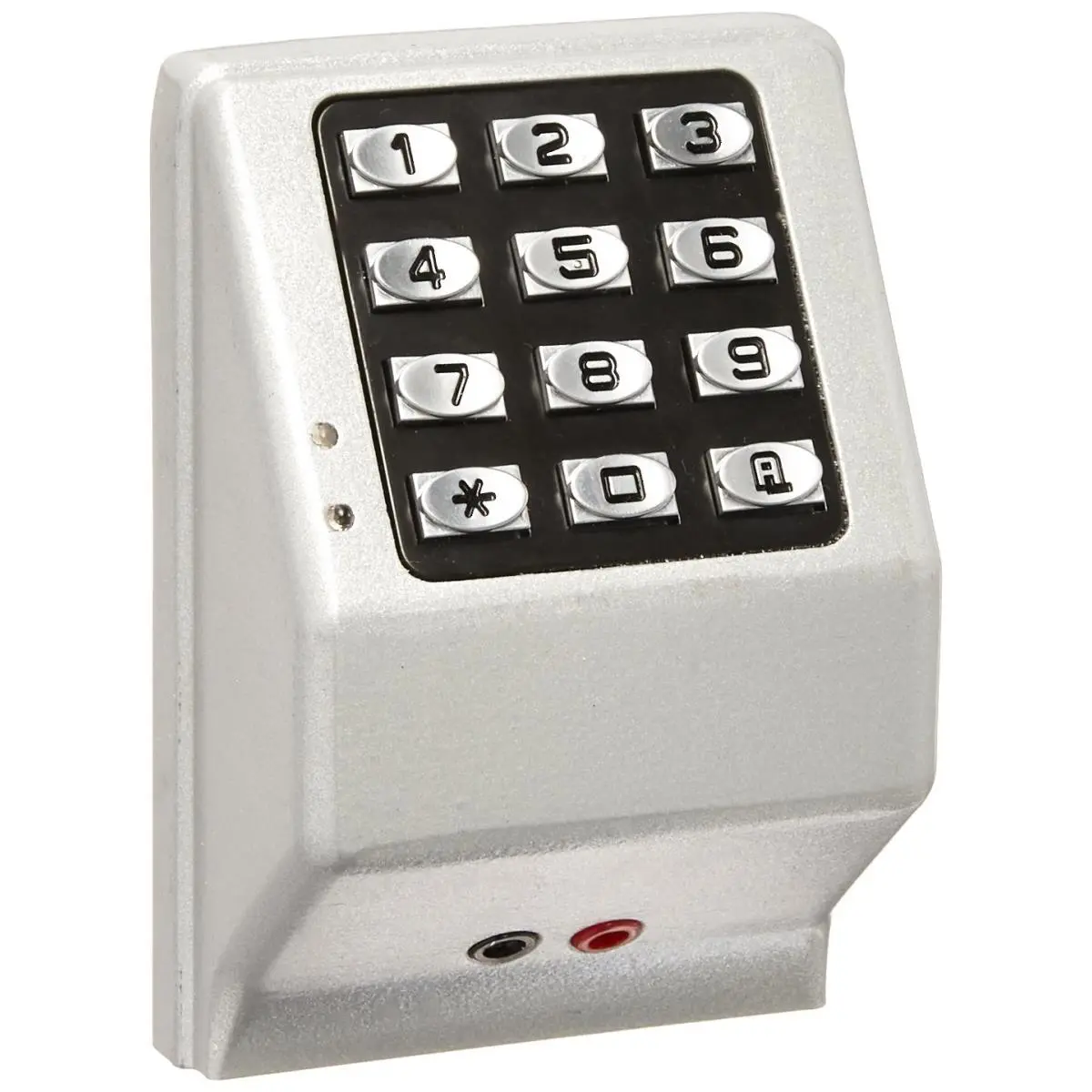 Alarm Lock DK3000MS Trilogy Electronic Digital Keypad, Metallic Silver