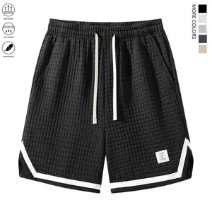 Men’s casual summer athletic shorts with a drawstring adjustment, suitable for beach outdoor activities, cycling, and everyday wear