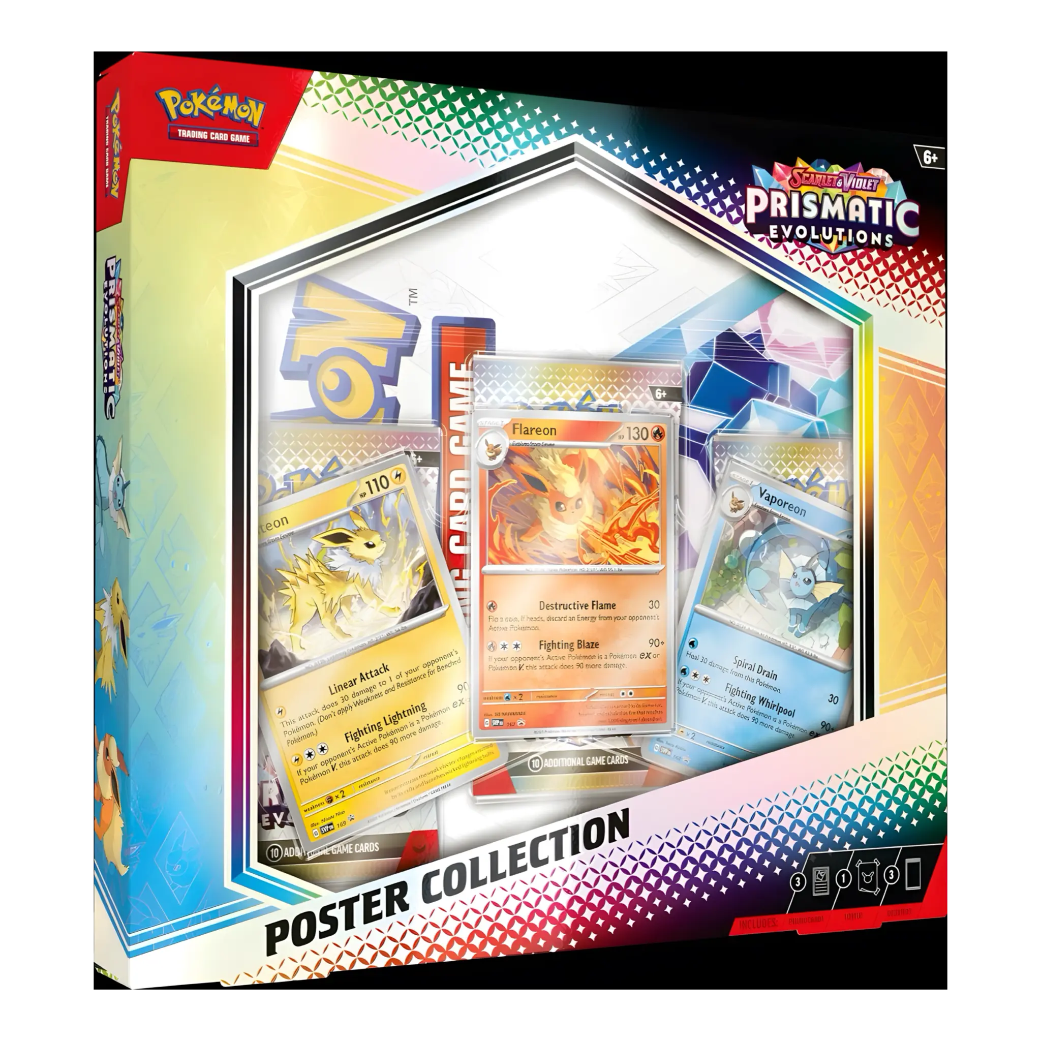 Pokemon TCG: Scarlet and Violet 8.5 Prismatic Evolutions Poster Collection