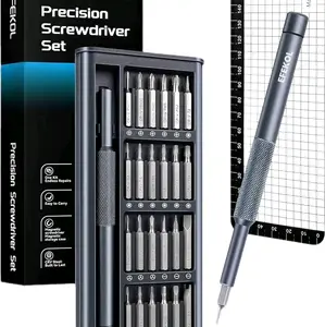 27-in-1 Precision Screwdriver Set for Electronics Repair - Torx Tool Kit for Ring Doorbell, Laptops, Switch, PS5, Xbox, MacBook, iPhone, Watches, and Glasses