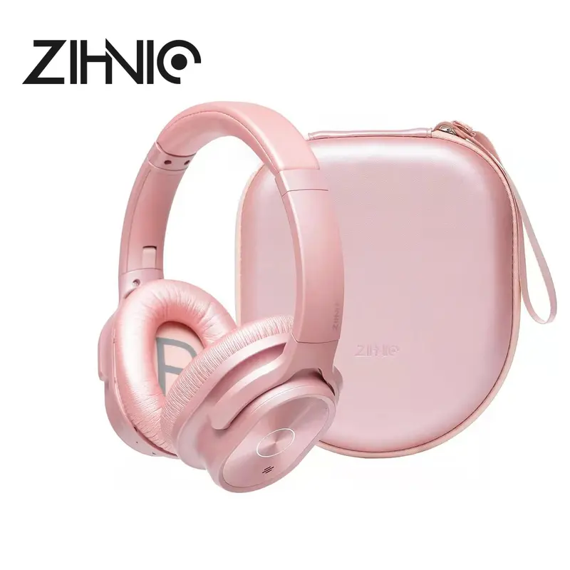 ZIHNIC PN9 High Quality Over-Ear ANC Headphones - Active Noise Cancelling Bluetooth Headset with Built-In Mic, Foldable Design, 12-Month Warranty, Multi-Color Options, 20kHz, 5V for Cellphone Audio Use