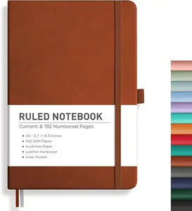 Notebook Journal | A5 College Ruled Notebook for Work, School, Writing | 5.7'' × 8.3''